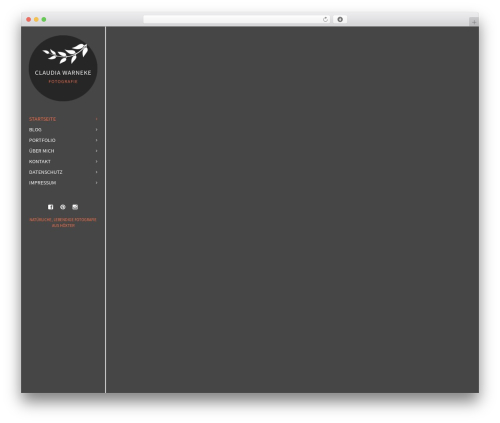 WordPress theme Diamond - claudiawarneke.de