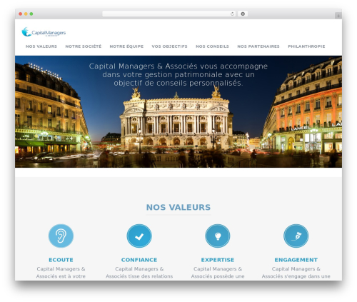 WordPress theme Eventix - capital-managers.fr