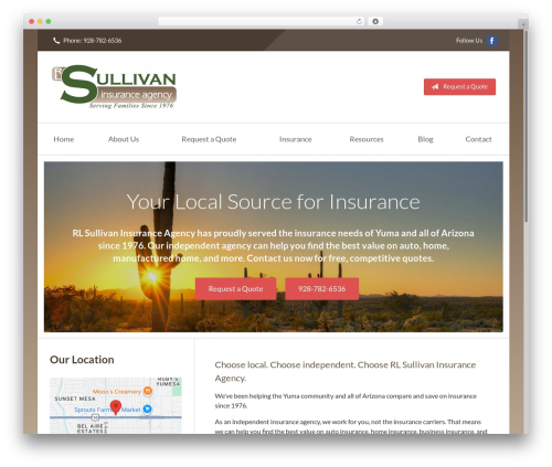 WordPress theme SB5 - rlsullivaninsurance.com