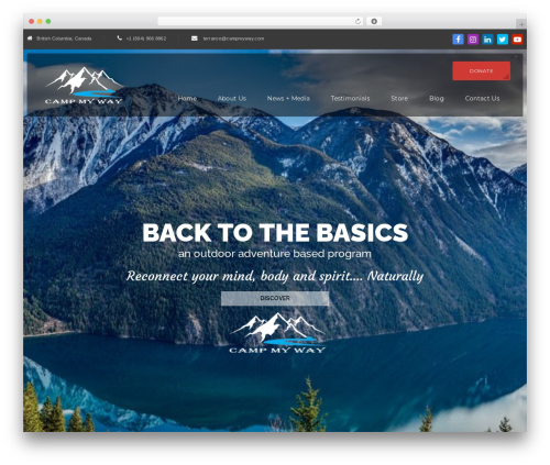 WP theme Lifeline2 - campmyway.com