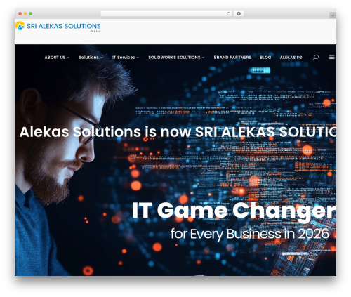 Alecta WordPress website theme - alekaas.com