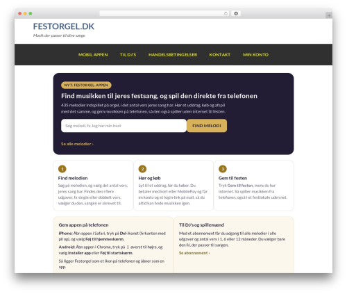Search in place advanced WordPress plugin - festorgel.dk