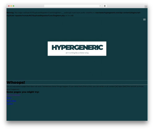 hypergeneric best WordPress theme - hypergeneric.com