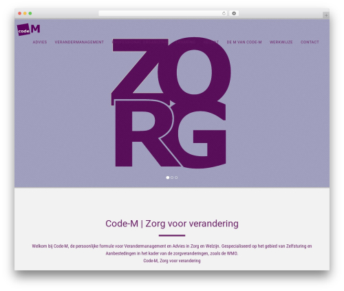 Theme WordPress Cake CMS - code-m.nl