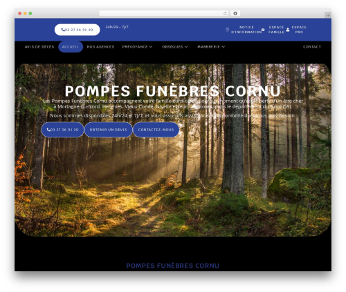 Obituary spp WordPress plugin - pompes-funebres-cornu.com