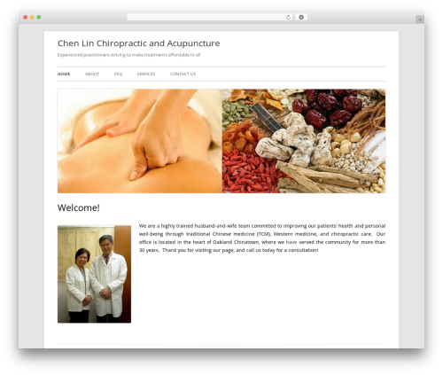 Tiny Forge theme WordPress - chenlinacupuncture.com