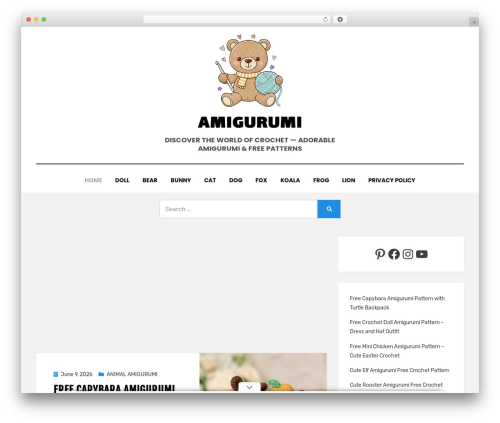 Amphibious WordPress theme - alwaysfreeamigurumi.com Amphibious WordPress theme - alwaysfreeamigurumi.com