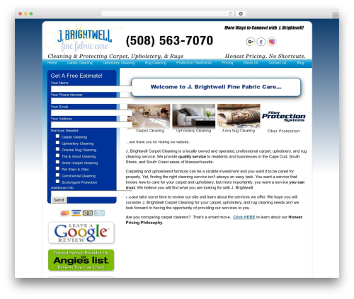 Catalyst WordPress theme - carpetcleaningpricedright.com