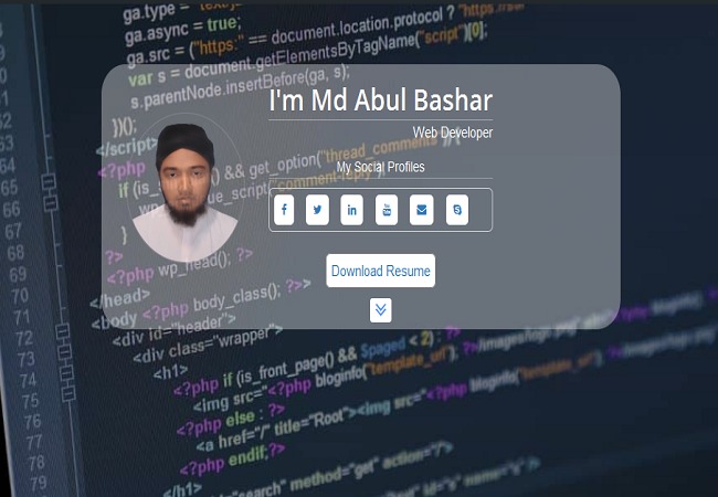 Coding WP theme by Md Abul Bashar