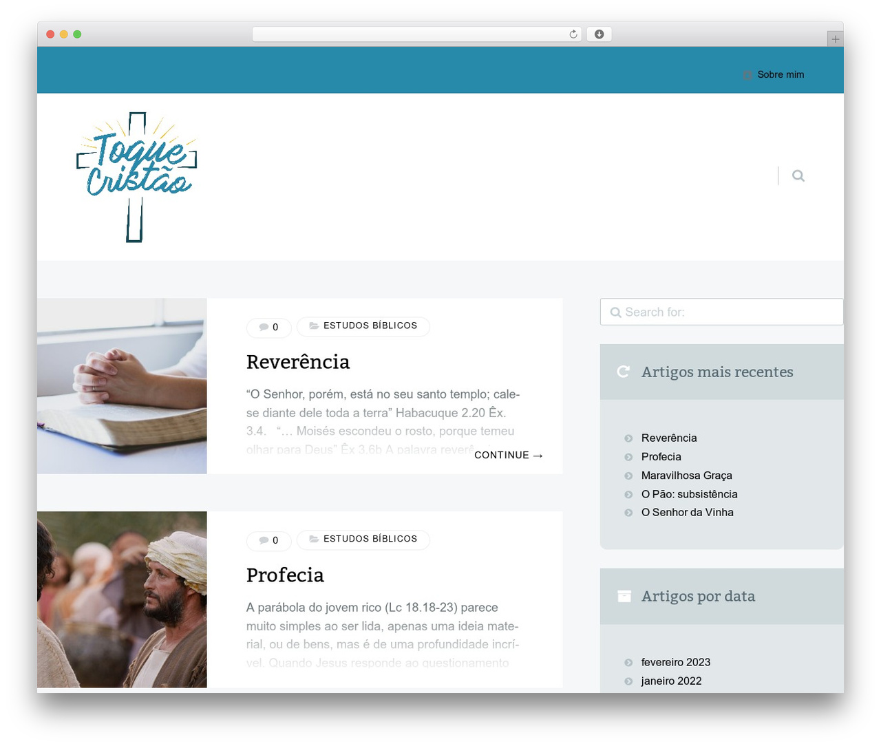 Épico WordPress theme - toquecristao.com.br Épico WordPress theme - toquecristao.com.br
