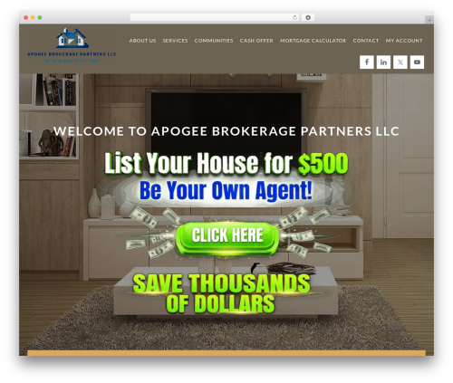 Genesis WordPress theme - apogeebrokers.com