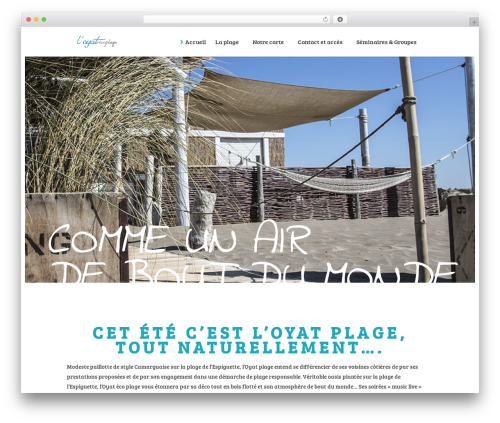Klippe WordPress theme - oyat-plage.com