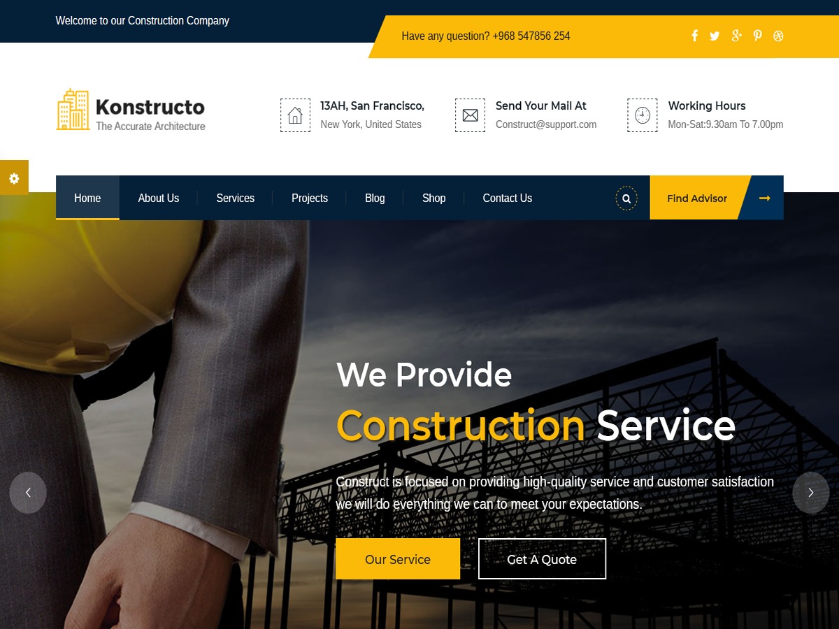 Konstructo WP theme Konstructo WP theme