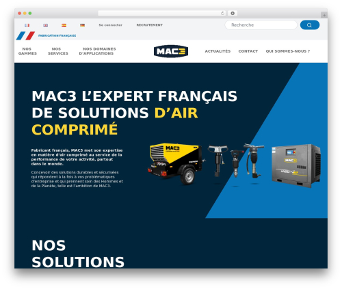Mac3 WordPress website theme - mac3.fr