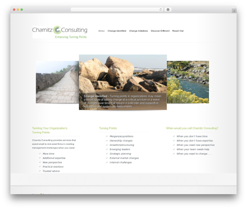 Modest WordPress theme - charnitzconsulting.com
