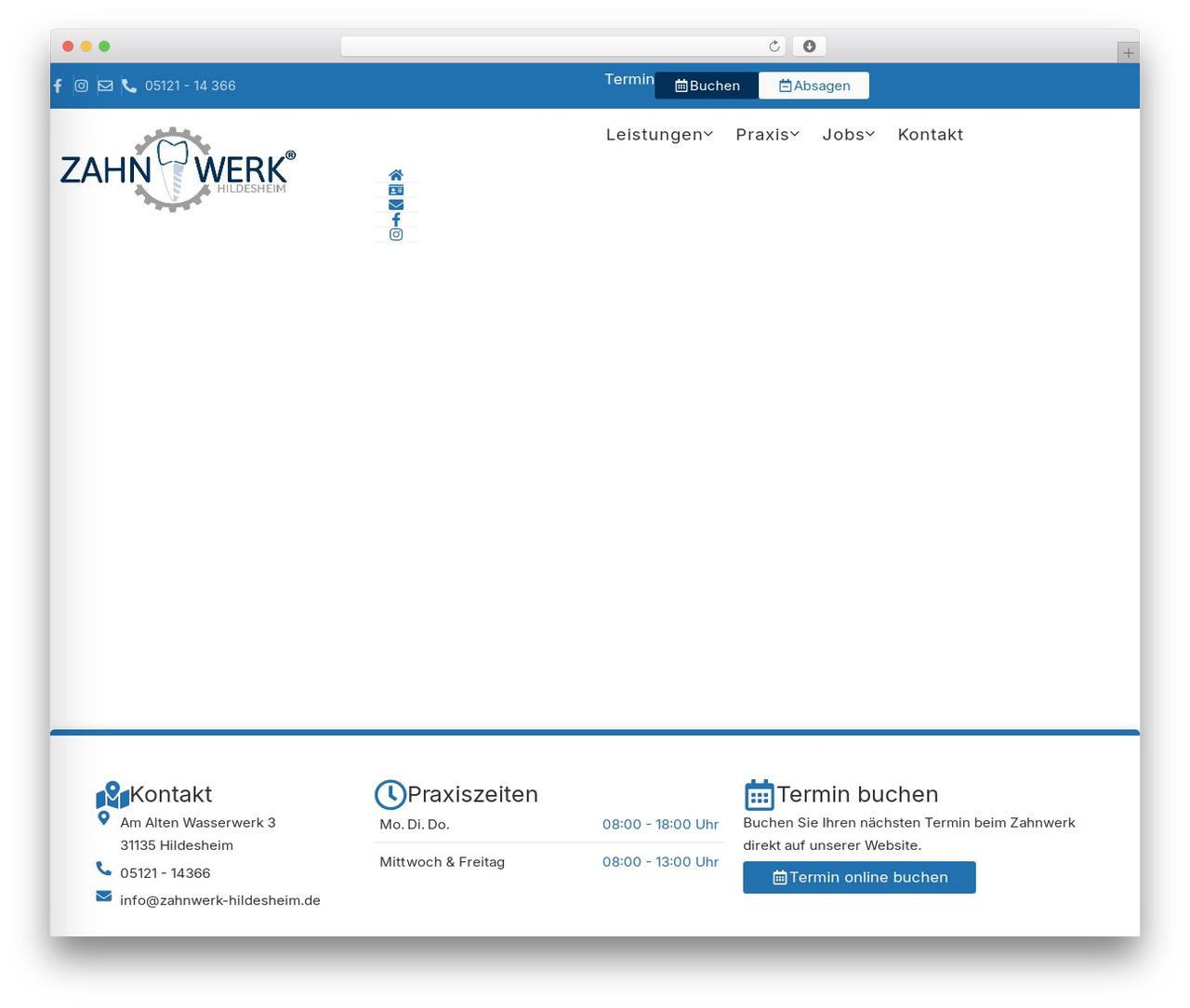 Page Builder Framework WordPress website theme - zahnwerk-hildesheim.de