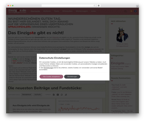 Zilla social WordPress plugin - www.einzigste.de