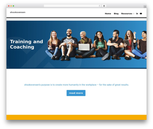 Shooksvensen theme WordPress - shooksvensen.com