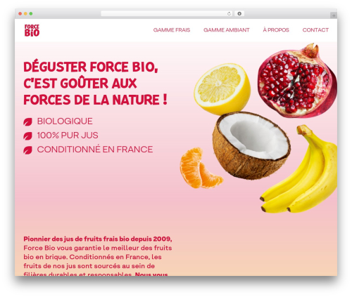 template WordPress theme - forcebio.com template WordPress theme - forcebio.com