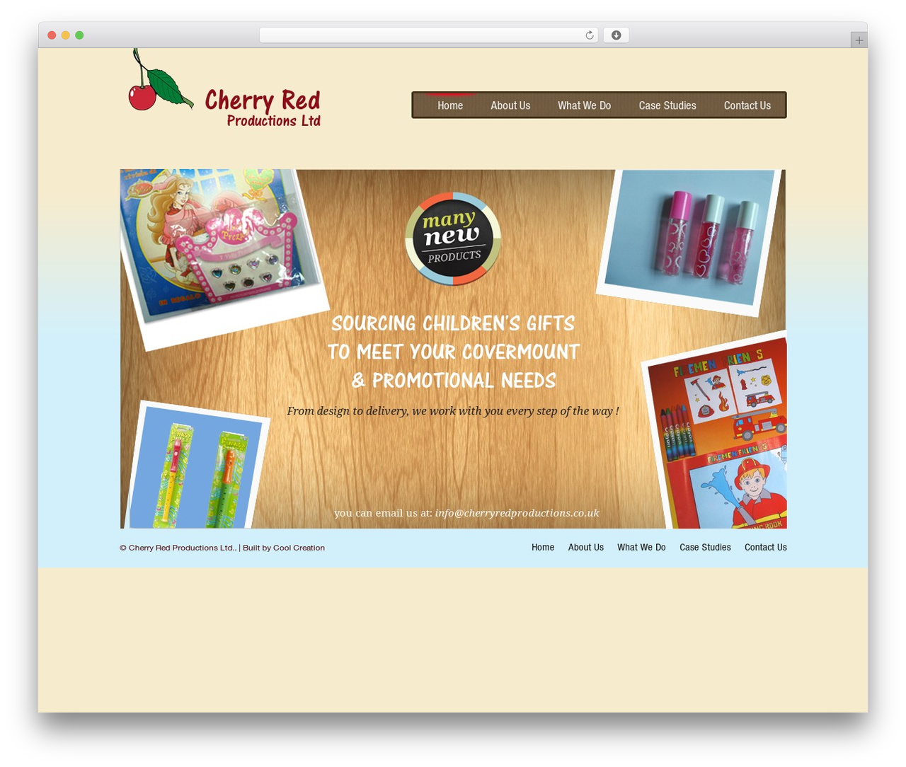 Theme WordPress Cherry - cherryredproductions.co.uk