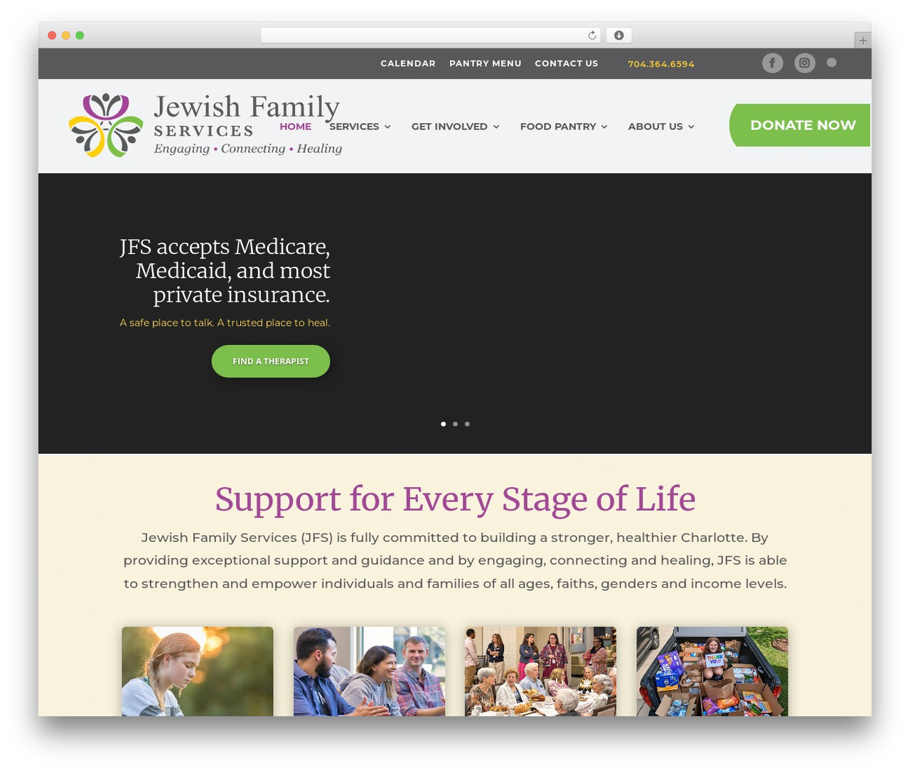Theme WordPress Divi - jfscharlotte.org