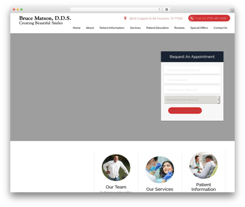 Theme WordPress DoctorGenius Framework - drbrucematson.com