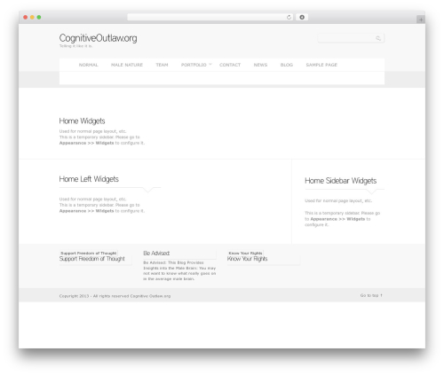 WordPress theme Austerity - cognitiveoutlaw.org
