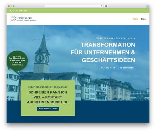 WordPress theme Divi - tondolo.one