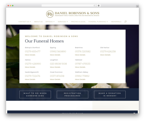 WordPress theme Divi - drobinson.co.uk