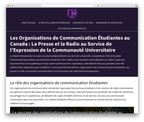 WordPress theme Electronics Store - ceuc.ca