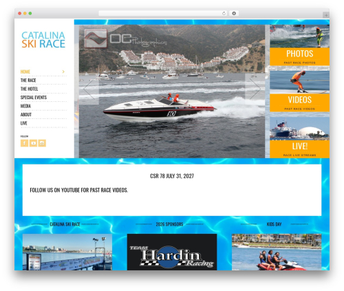 WordPress theme Socha Responsive Theme - catalinaskirace.net