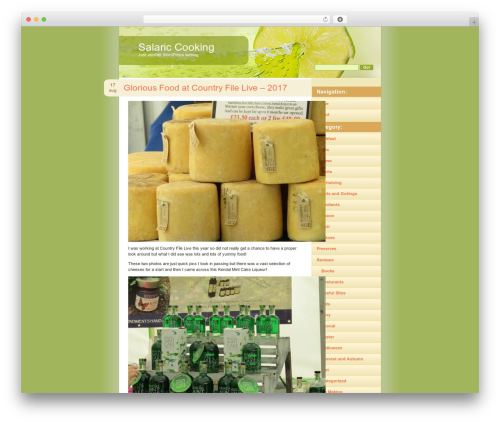 WP theme Lime Slice - cooking.salaric.co.uk