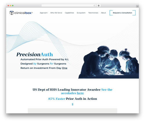 Array Blank Theme WP theme - clinicalbox.com