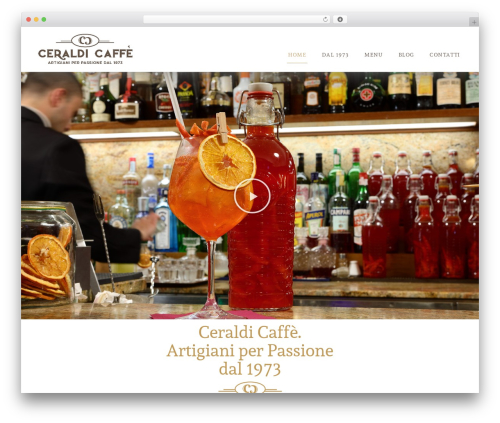 Bootstrap Basic4 WordPress page theme - ceraldicaffe.it