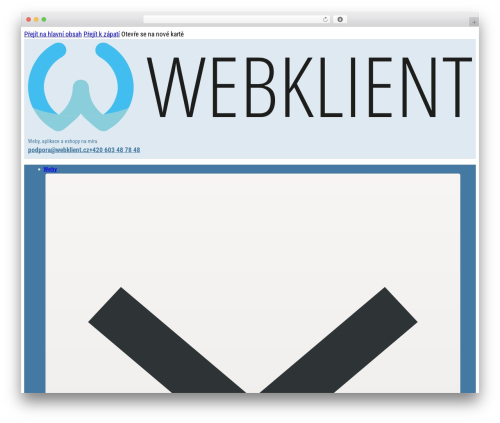 Bricks WordPress theme design - webklient.cz