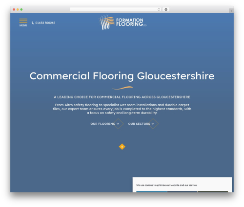 Custom WP WordPress theme - formationflooring.com