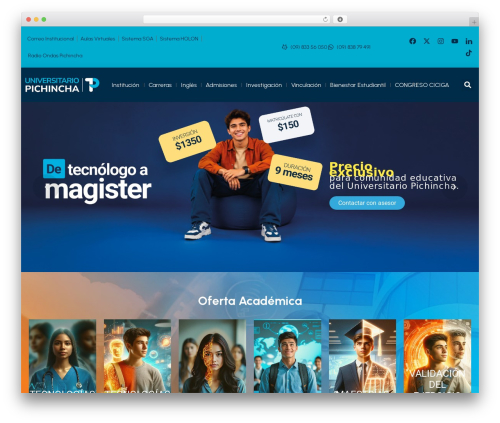 Eduact WordPress theme - www.tecnologicopichincha.edu.ec