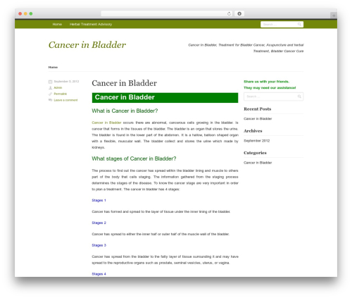 Rumput Hijau WordPress theme - cancer-bladder.herbal-treatment-advisory.com