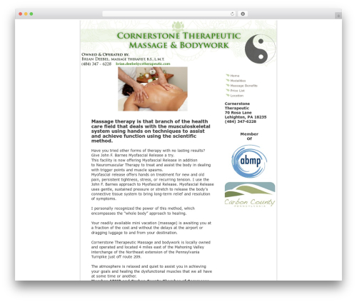 Theme WordPress Cornerstone - cstherapeutic.com