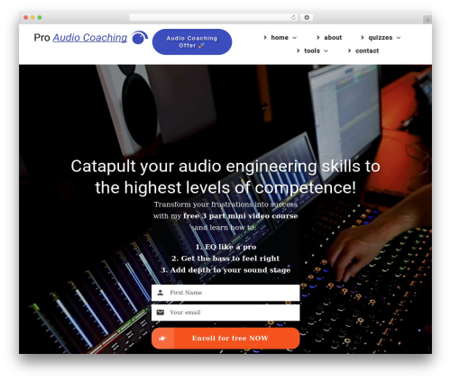 Thrive headline optimizer WordPress plugin - pro-audio-coaching.com