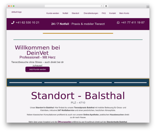 Customize my account for woocommerce WordPress plugin - dein-vet.ch