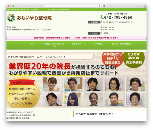 WordPress theme Selfull - omoiyariseikotsu.com