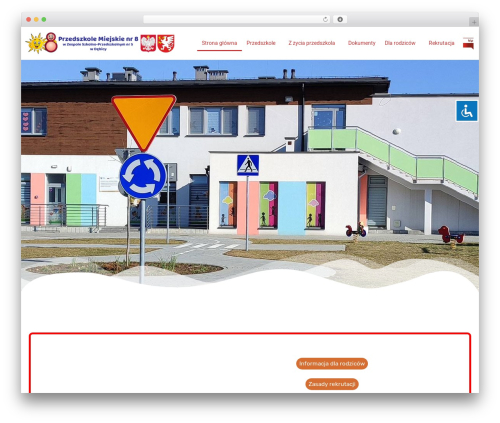 Asting theme WordPress - przedszkolenr8debica.net