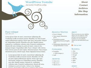 Bluebird WordPress theme by Randa Clay