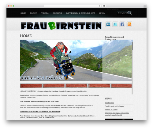 Boldy theme WordPress - fraubirnstein.de