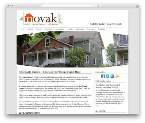Catalyst best WordPress theme - thenovakgroupnc.com