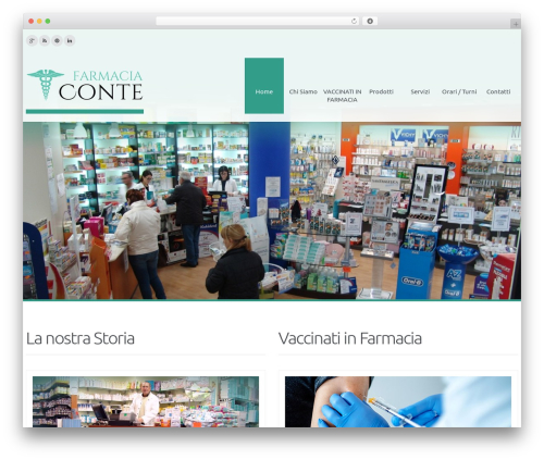cherry WordPress theme - farmaciaconte.com