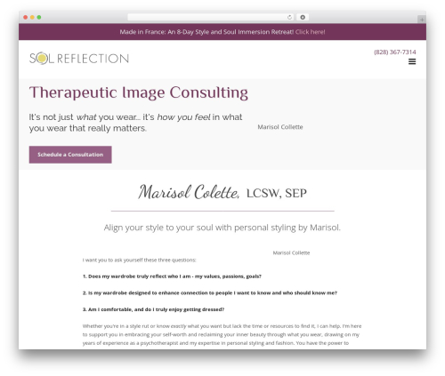 Create WordPress theme - solreflection.com