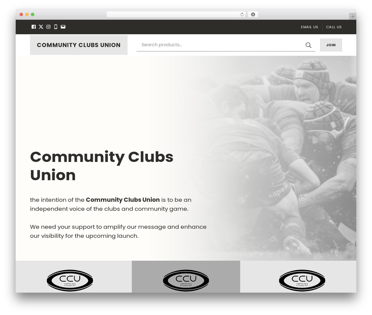 Deborah WordPress theme - theccu.co.uk