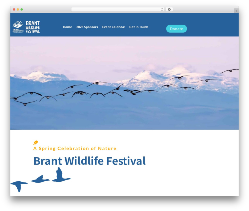Divi theme WordPress - brantfestival.bc.ca